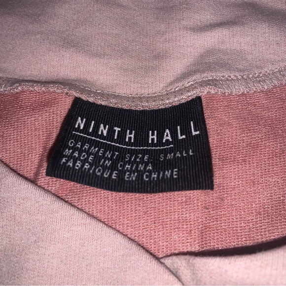 Ninth Hall Runaway With Me Beige Light Pink Baseball Tee - Picture 4 of 9
